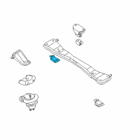 OEM 2002 Infiniti QX4 Engine Mount Diagram - 113752W001