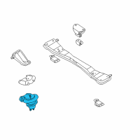 OEM 2003 Infiniti QX4 Insulator-Engine Mounting, Front Diagram - 11220-4W000