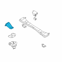 OEM 2002 Nissan Pathfinder Engine Mounting Bracket, Right Diagram - 11232-4W002