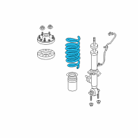 OEM 2012 Lincoln Navigator Coil Spring Diagram - 9L1Z-5310-L