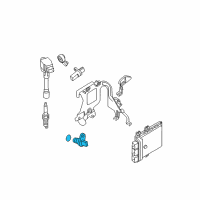 OEM 2020 Nissan GT-R Engine Camshaft Position Sensor Diagram - 23731-JA11B