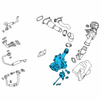 OEM 2015 Cadillac CTS Turbocharger Diagram - 12673350