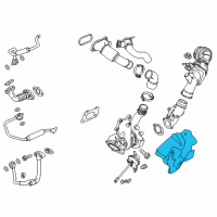 OEM 2017 Cadillac CTS Heat Shield Diagram - 12669382