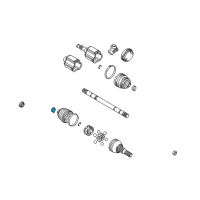 OEM Cadillac Outer Boot Clamp Diagram - 26051466