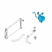 OEM 2010 Nissan Altima Tank Assy-Reserve Diagram - 21710-JA800