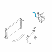 OEM 2008 Nissan Altima Hose-Reserve Tank Diagram - 21741-JA82A