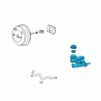 OEM Acura Master Cylinder Set Diagram - 46101-SDD-G51