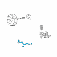 OEM 2008 Acura TSX Tube Assembly, Master Power Diagram - 46402-SEA-A01