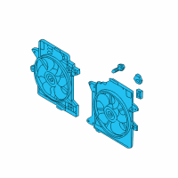 OEM Mercury Fan Assembly Diagram - 5L8Z-8C607-GD