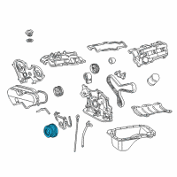 OEM 2003 Toyota Tacoma Crankshaft Damper Diagram - 13408-62040