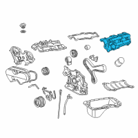 OEM 2000 Toyota Tacoma Valve Cover Diagram - 11202-62050