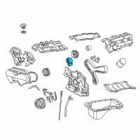 OEM 2002 Toyota Tundra Idler Diagram - 13505-62070