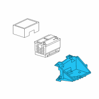 OEM Dodge Tray-Battery Diagram - 55362632AD