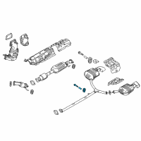 OEM 2020 Hyundai Accent Hanger-Exhaust Pipe Diagram - 28761-C1300