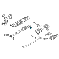 OEM Kia Hanger-Exhaust Pipe Diagram - 28761C1200