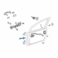 OEM 2017 Toyota Prius V Door Check Diagram - 68610-47030