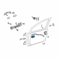 OEM 2017 Toyota Prius V Handle, Inside Diagram - 69206-33121-B0