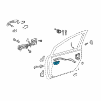 OEM 2013 Toyota Prius V Handle, Inside Diagram - 69205-47050-G0