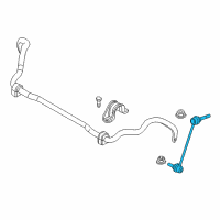 OEM BMW X6 Swing Support, Front, Left Diagram - 31-35-6-859-651