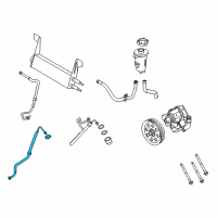 OEM 2013 Ford F-350 Super Duty Lower Return Line Diagram - BC3Z-3A713-L