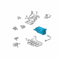 OEM 2003 Honda CR-V Canister Assembly Diagram - 17011-S9A-A00