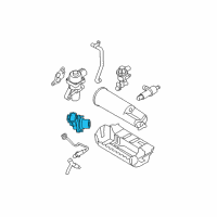 OEM 2007 Ford Ranger Throttle Sensor Diagram - YS4Z-9B989-BB