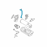 OEM Ford Ranger EGR Tube Diagram - 1L5Z-9E470-AJ