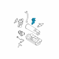 OEM 2000 Ford Ranger Purge Valve Diagram - F87Z-9C915-B