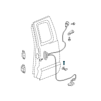 OEM Dodge Dakota Screw-HEXAGON FLANGE Head Diagram - 6506663AA