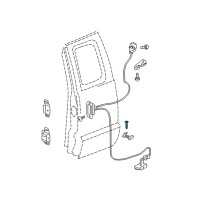 OEM 2005 Dodge Dakota Screw-HEXAGON FLANGE Head Diagram - 6506663AA