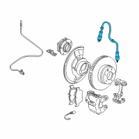 OEM BMW Z8 Brake Hose Front Diagram - 34-32-6-751-398