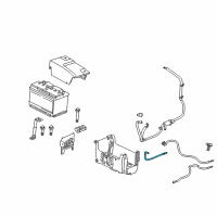 OEM 2018 Chevrolet Impala Positive Cable Diagram - 23202765