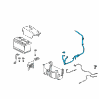 OEM 2017 Chevrolet Impala Positive Cable Diagram - 84069621