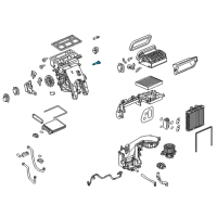 OEM 2018 Buick Cascada Refrigerant Temperature Sensor Diagram - 13276269