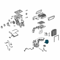 OEM Buick Blower Motor Diagram - 13276230