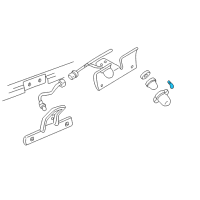 OEM 1998 GMC K3500 License Lamp Bulb Diagram - 9421777