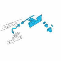 OEM Chevrolet K1500 Lamp Asm-Rear License Diagram - 5974598