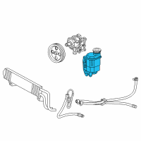 OEM 2015 Ram 3500 Reservoir-Power Steering Fluid Diagram - 68225510AB