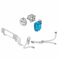 OEM 2017 Ram 3500 Reservoir-Power Steering Fluid Diagram - 68225510AB