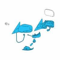 OEM 2010 Lexus GS460 Mirror Sub-Assembly, Outer Diagram - 87901-30320-E0