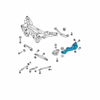 OEM 2010 Nissan Rogue Arm Re SUSPS LH Diagram - 55502-JG02E