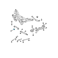 OEM 2018 Nissan Pathfinder STOPPER - Differential Mounting Diagram - 55473-JY30A