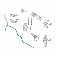 OEM 2011 Ram 3500 Link-Inside Handle To Latch Diagram - 68044808AA