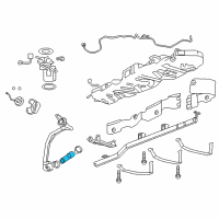 OEM 2009 Chevrolet Traverse Filler Hose Diagram - 15842789