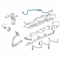 OEM 2010 Buick Enclave Harness Asm-Fuel Sender Wiring Diagram - 20884456