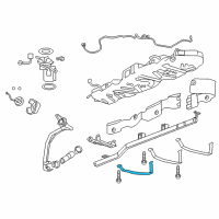 OEM 2008 Saturn Outlook Strap Asm-Fuel Tank Diagram - 22858658