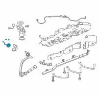 OEM GMC Sierra 1500 Classic Fuel Cap Diagram - 20915842