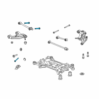 OEM 2010 Honda Accord Bolt, Flange (12X84) Diagram - 90118-SNA-000