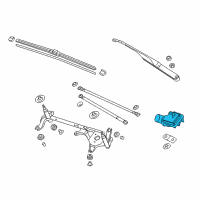 OEM 2020 Acura RLX Motor, Front Wiper Diagram - 76505-TY2-A01