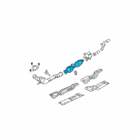 OEM Dodge Ram 3500 Catalytic Converter Diagram - 68035059AC